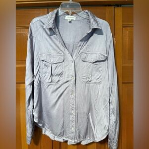 Cloth & Stone Lavender Button-Up Shirt